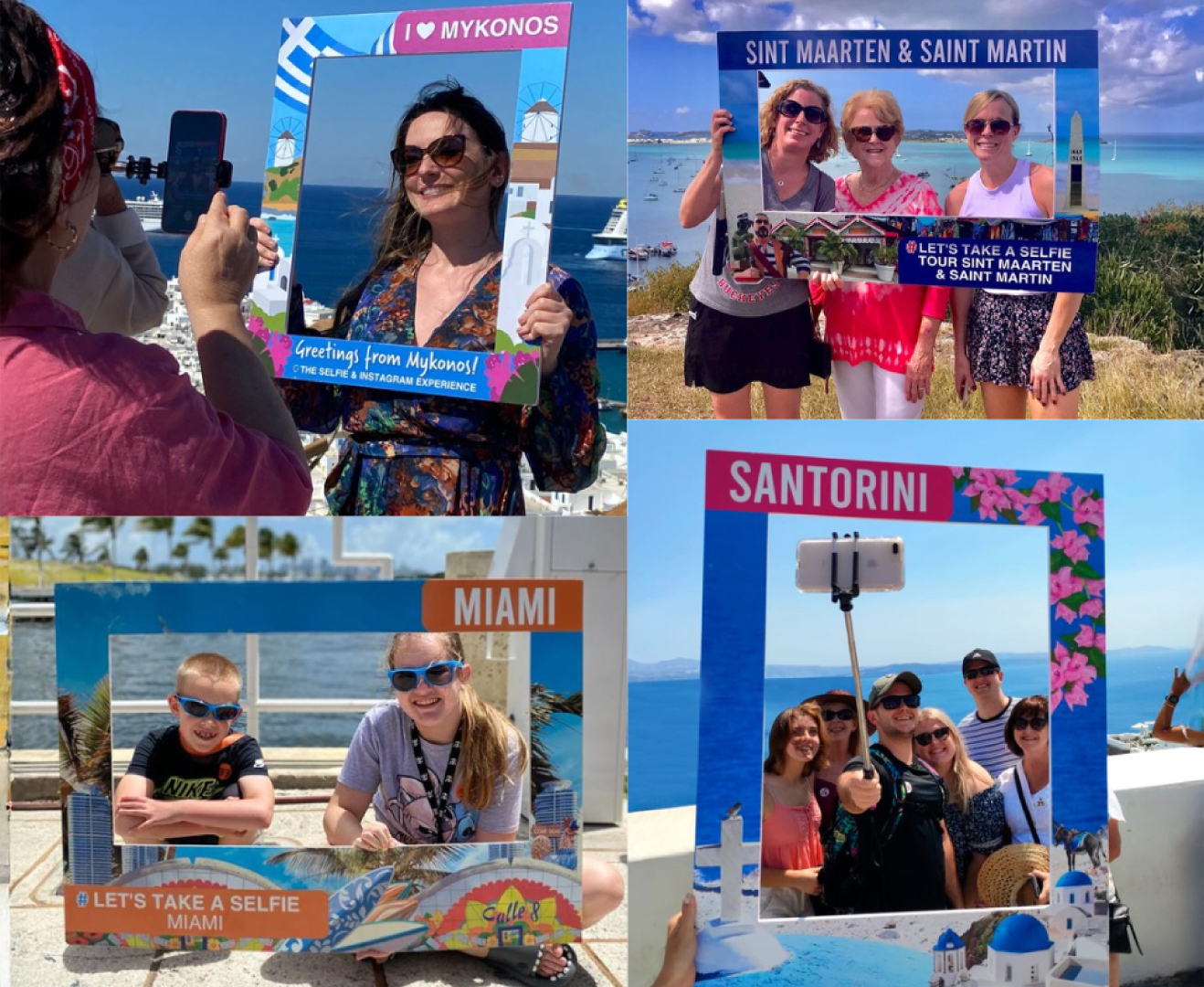 Marcos fotográficos turísticos internacionales: Diseños creativos que resaltan los destinos más icónicos y fomentan la interacción con visitantes.